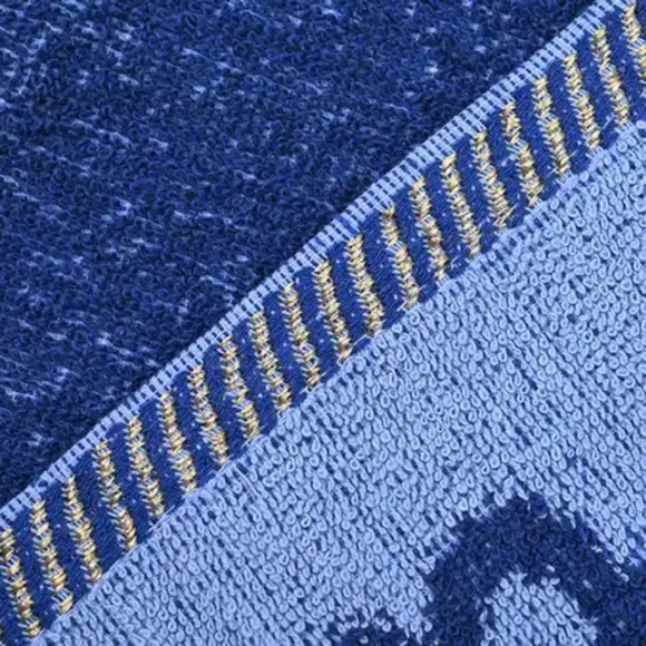 HOMESMART Bundle of 2 Bath/Beach Towel in Blue - Picture 9 of 16